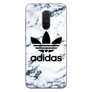 Чехлы Адидас для Xiaomi POCO F1 (AlphaPrint) (Адидас на мраморе)