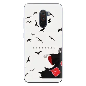 Чехлы на тему: Итачи Учиха для Xiaomi POCO F1 (AlphaPrint) (Akatsuki)