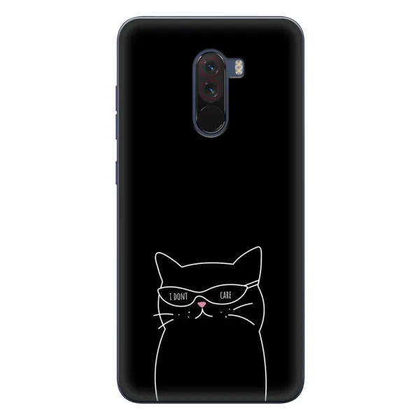 Чохол з принтом «Байдужий кіт» для Xiaomi POCO F1 Чохол з принтом «Байдужий кіт» для Xiaomi POCO F1