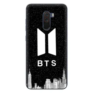 Чехлы BTS для Xiaomi POCO F1 (AlphaPrint) (БТС Лого)