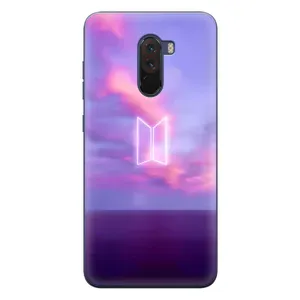 Чехлы BTS для Xiaomi POCO F1 (AlphaPrint) (BTS логотип)