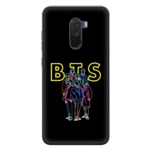 Чехлы BTS для Xiaomi POCO F1 (AlphaPrint) (BTS стайл)