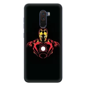 Чехлы с героями Марвел Xiaomi POCO F1 (VPrint) (Человек железный)