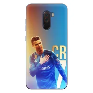 Чехол Криштиану Роналду для Xiaomi POCO F1 (AlphaPrint) (CR7 Real)