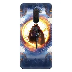 Чехлы с героями Марвел Xiaomi POCO F1 (VPrint) (Доктор Стрендж)