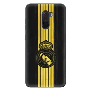 ФК Реал Мадрид чехлы для Xiaomi POCO F1 (AlphaPrint) (фон Реал Мадрид)