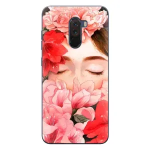 Чехлы (ART) Цветы на Xiaomi POCO F1 (VPrint) (Очі в квітах)