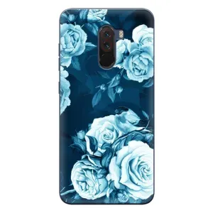 Чехлы (ART) Цветы на Xiaomi POCO F1 (VPrint) (Блактині бутони)