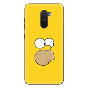 Чехол с Симпсонами для Xiaomi POCO F1 (VPrint) (Гомер)
