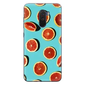 Чехлы с Фруктами для Xiaomi POCO F1 (VPrint) (Грейпфрут)