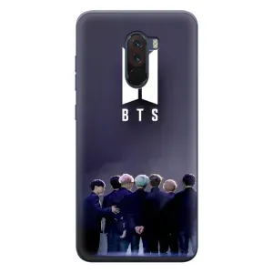 Чехлы BTS для Xiaomi POCO F1 (AlphaPrint) (Группа BTS)