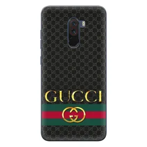 Чехлы ГУЧЧИ для Поко Ф1 (AlphaPrint) (Gucci оригинал)