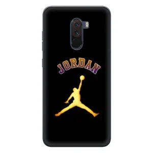 Чехлы для Xiaomi POCO F1 - с картинкой JORDAN (AlphaPrint) (Jordan Gold)