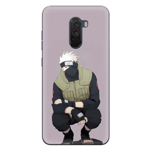 Чехлы Персонажи Аниме Наруто для Xiaomi POCO F1 (AlphaPrint) (Какаши)