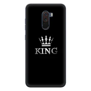 Чехол с Короной Поко Ф1 - (AlphaPrint) (KING)