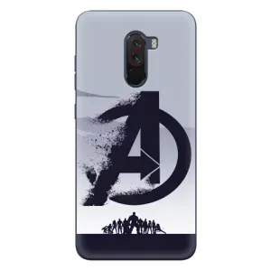 Чехлы с героями Марвел Xiaomi POCO F1 (VPrint) (Команда А)