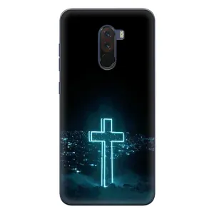 Християнські Чохли для Xiaomi POCO F1 (AlphaPrint) (Хрест і місто)