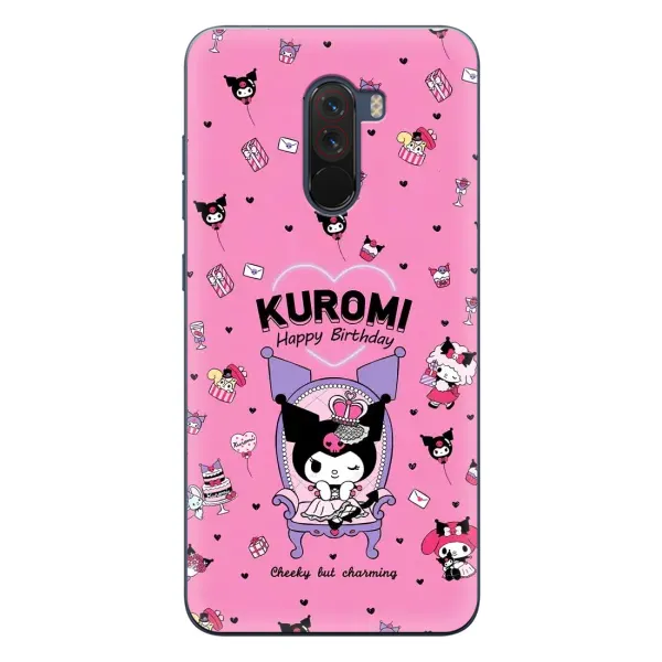Чехол с принтом «KUROMI» для Xiaomi POCO F1