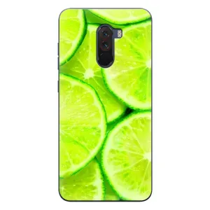 Чехлы с Фруктами для Xiaomi POCO F1 (VPrint) (Лайм)