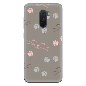 Чохол з малюнком кіт на Xiaomi POCO F1 (Лапи і вуса)