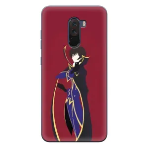 Чехлы Персонажи Аниме Наруто для Xiaomi POCO F1 (AlphaPrint) (Лелуш Ламперуж)