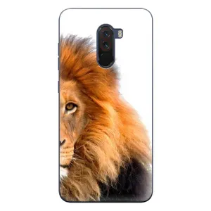 Чехлы с картинками животных Xiaomi POCO F1 (Лев грива)