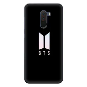 Чехлы BTS для Xiaomi POCO F1 (AlphaPrint) (Лого BTS)