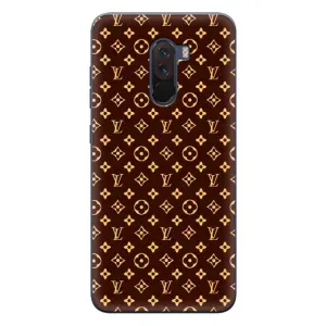 Чехлы Луи Витон для Xiaomi POCO F1 (AlphaPrint - LOUIS VUITTON) (лого LOUIS VUITTON)