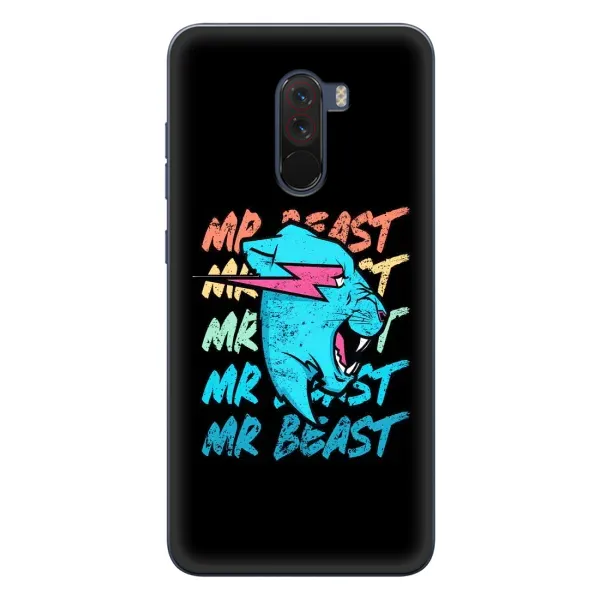 Чохол з принтом «logo Mr beast» для Xiaomi POCO F1