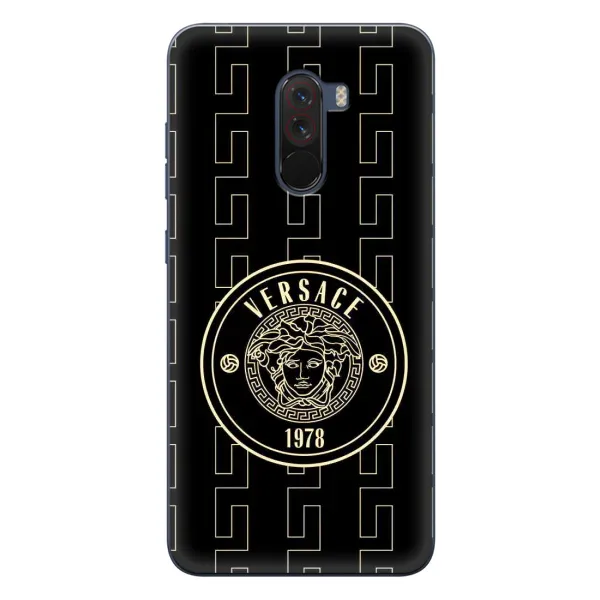 Чохол з принтом «Лого Версаче» для Xiaomi POCO F1 Чохол з принтом «Лого Версаче» для Xiaomi POCO F1