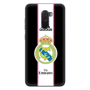Чехол для Xiaomi POCO F1 с принтом (Лого Real Madrid)