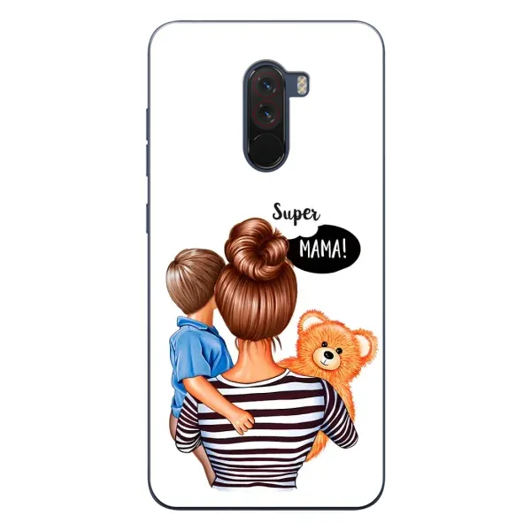 Чехол с принтом «Мама с сыном» для Xiaomi POCO F1