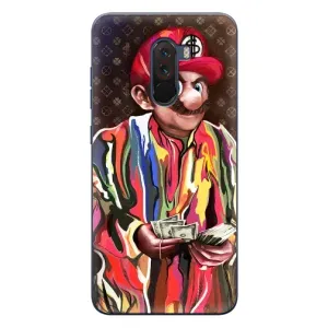 Брендновые Чехлы для Xiaomi POCO F1 - (PREMIUMPrint) (Mario LV)
