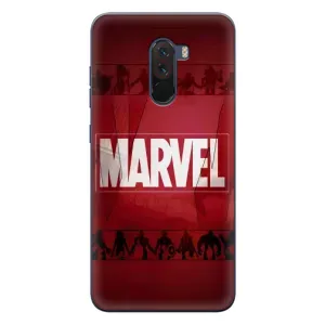 Чехол МАРВЕЛ для Поко Ф1 (AlphaPrint) (MARVEL)