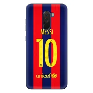 Чехлы Месси для Xiaomi POCO F1 (AlphaPrint) (Messi Barca 10)