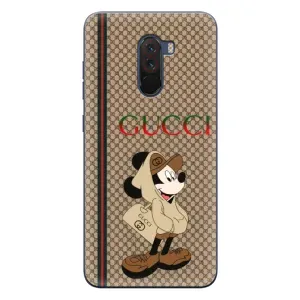 Чехлы ГУЧЧИ для Поко Ф1 (AlphaPrint) (Mickey GUCCI)
