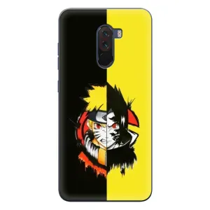 Naruto Anime Чехлы для Поко Ф1 (AlphaPrint) (Наруто-Итачи)