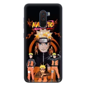 Naruto Anime Чехлы для Поко Ф1 (AlphaPrint) (Наруто из Аниме)