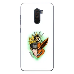 Naruto Anime Чехлы для Поко Ф1 (AlphaPrint) (Наруто Курама)