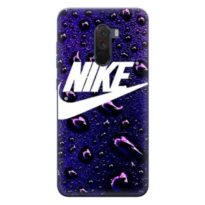 Чехол для Xiaomi POCO F1 - с принтом Найк (AlphaPrint) (Найк принт)