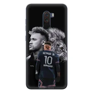 Чехол Неймар для Xiaomi POCO F1 (AlphaPrint) (Неймар Лев)
