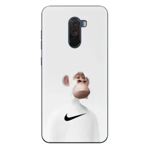 Чохли з Мавпами NFT для Xiaomi POCO F1 (AlphaPrint) (мавпа NFT Nike)