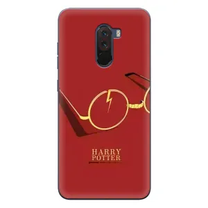 Чехлы с Гарри Поттером для Xiaomi POCO F1 (AlphaPrint) (очки Гарри)