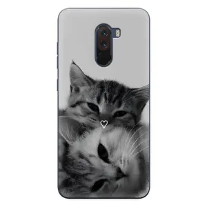 Чохол з малюнком кіт на Xiaomi POCO F1 (Пара котів)
