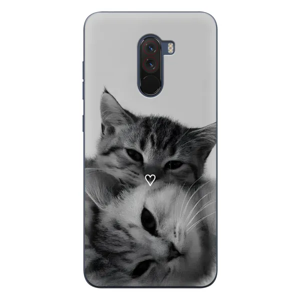 Чохол з принтом «Пара котів» для Xiaomi POCO F1 Чохол з принтом «Пара котів» для Xiaomi POCO F1