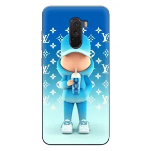 Крутые Чехлы Луи Виттон для Xiaomi POCO F1 (AlphaPrint) (Парень LV)