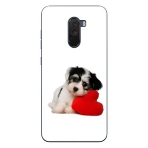 Чехлы с собаками для Xiaomi POCO F1 (VPrint) (Песик)
