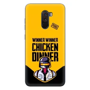 Чехол PUBG для Поко Ф1 (AlphaPrint) (Pubg шлем)