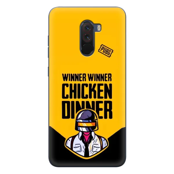 Чехол с принтом «Pubg шлем» для Xiaomi POCO F1