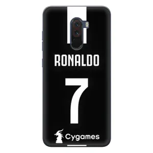 Чехол Криштиану Роналду для Xiaomi POCO F1 (AlphaPrint) (RONALDO 7)